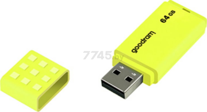 USB-флешка 64 Гб GOODRAM UME2 Yellow (UME2-0640Y0R11) - Фото 4