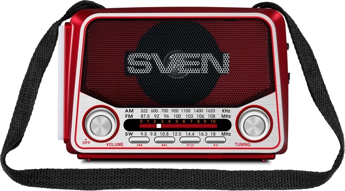 Радиоприёмник SVEN SRP-525 красный - Фото 3