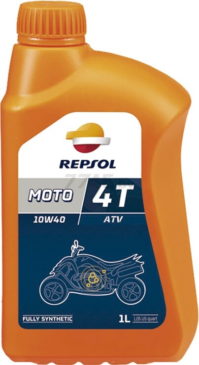 Масло четырехтактное 10W40 синтетическое REPSOL Moto ATV 4T 1 л (RP167N51)