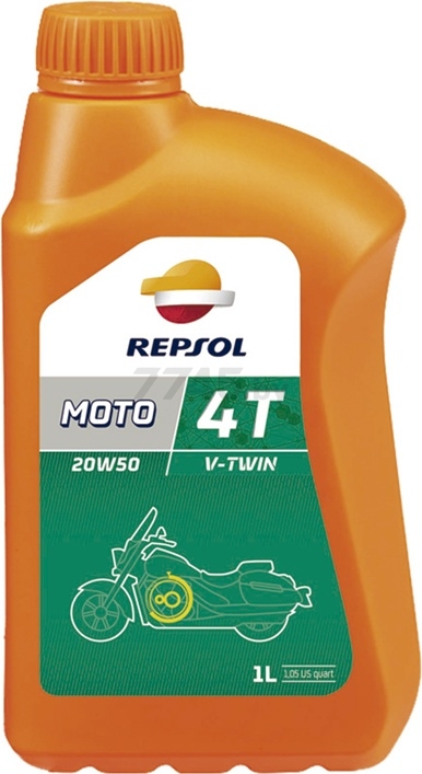 Масло четырехтактное 20W50 минеральное REPSOL Moto V-TWIN 4T 1 л (RP168Q51)
