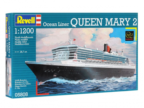 Сборная модель REVELL Океанский лайнер Queen Mary 2 1:1200 (5808) - Фото 2