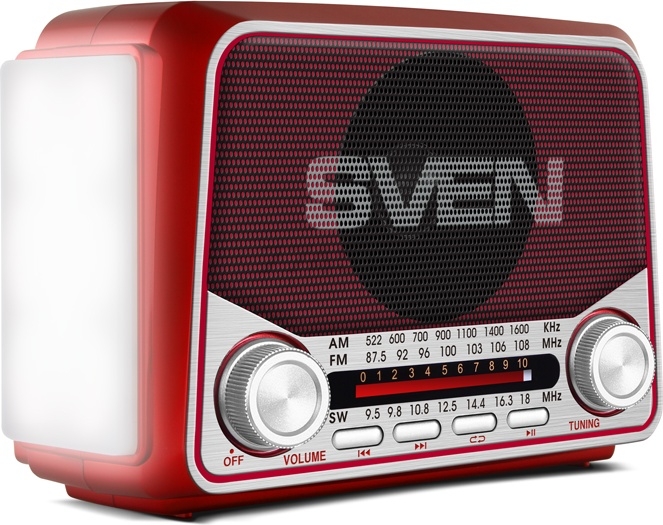 Радиоприёмник SVEN SRP-525 красный - Фото 2