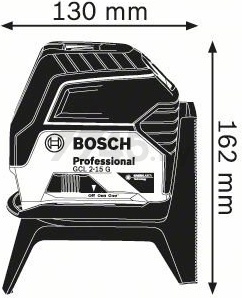 Уровень лазерный BOSCH GCL 2-15 G Professional (0601066J00) - Фото 7