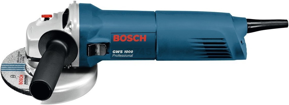 Шлифмашина угловая (болгарка) BOSCH GWS 1000 Professional (0601828800) - Фото 2