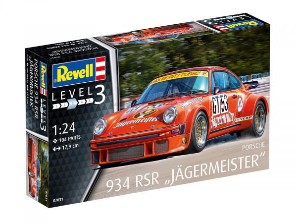 Сборная модель REVELL Автомобиль Porsche 934 RSR Jagermeister 1:24 (7031) - Фото 7