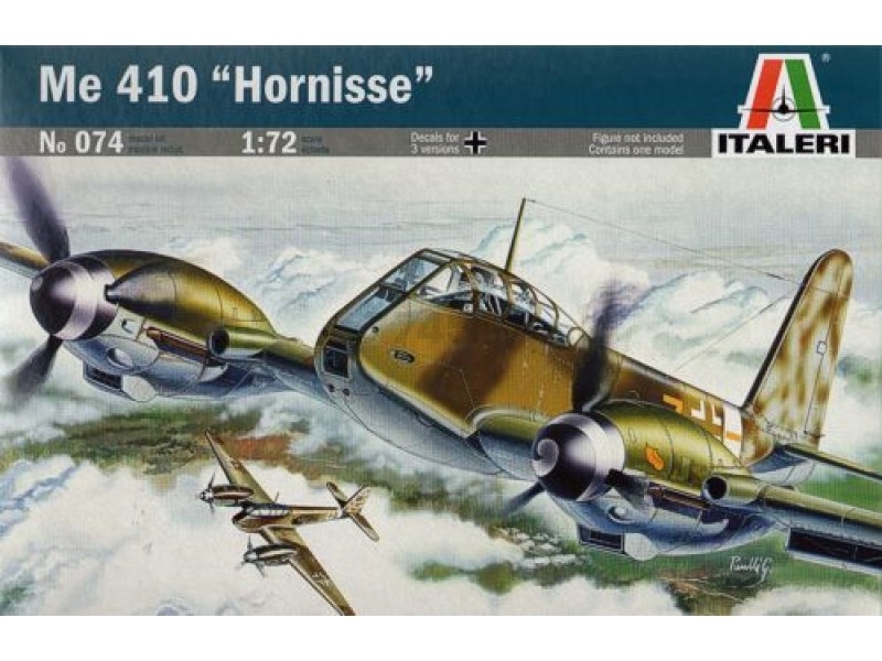 Сборная модель ITALERI Тяжелый истребитель-бомбардировщик MESSERSCHMITT ME410 HORNISSE 1:72 (074)