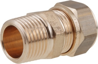 Ниппель латунный 18x3/4" обжимной GENERAL FITTINGS (1N0001H051800G)