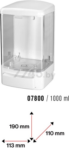 Диспенсер для жидкого мыла BISK Masterline 1000 мл (07800)