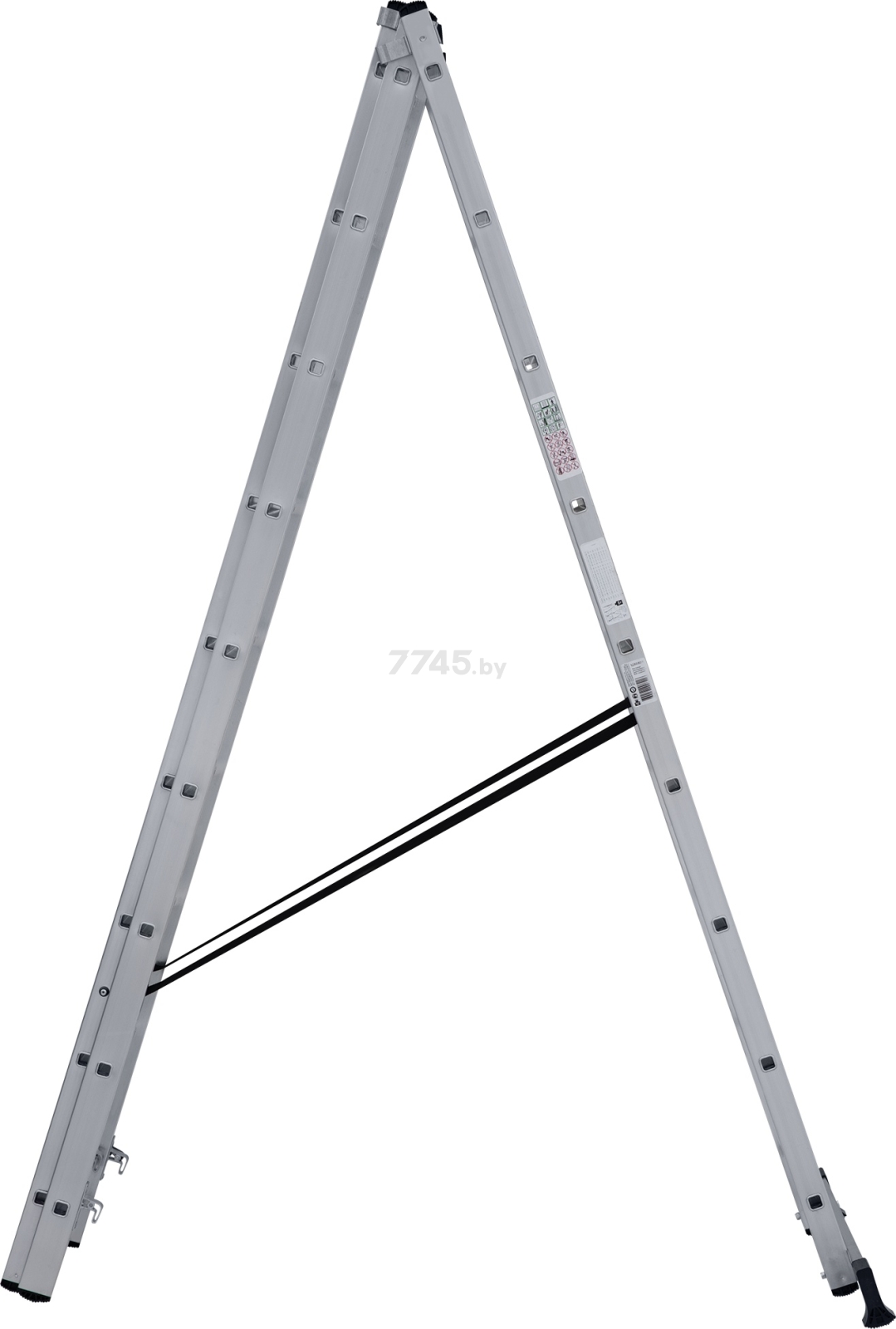 Лестница алюминиевая трехсекционная 552 см НОВАЯ ВЫСОТА NV1230 (1230309) - Фото 8