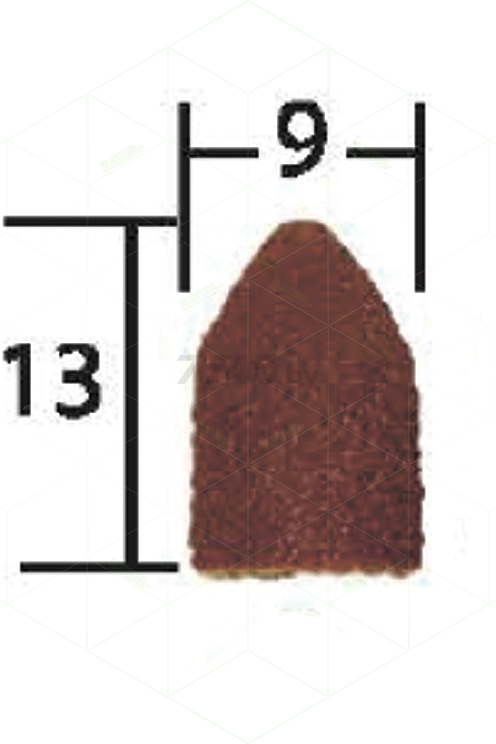 Насадка для гравера шлифовальная 9 мм PROXXON 10 штук (28987) - Фото 2