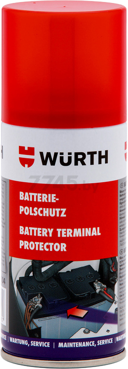 Смазка для клемм аккумулятора WURTH Batteriepolschutz 150 мл (0890104)