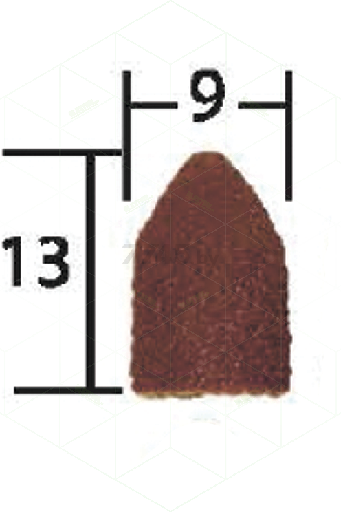 Насадка для гравера шлифовальная 9 мм PROXXON 10 штук (28989) - Фото 2