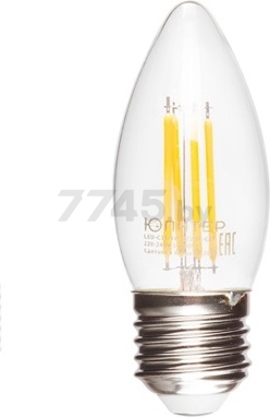Лампа светодиодная E27 ЮПИТЕР C35 5 Вт 2700К (JP6003-01)