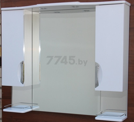 Шкаф с зеркалом для ванной САНИТАМЕБЕЛЬ Камелия 14.45 Д3 - Фото 3