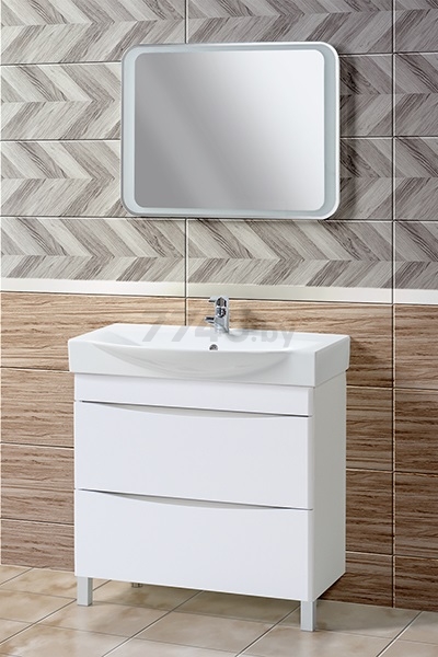 Зеркало для ванной с подсветкой АКВАЛЬ Верна (ЗЛП325) - Фото 4