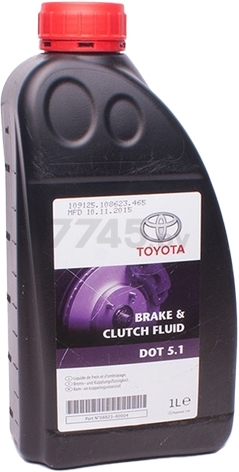 Тормозная жидкость TOYOTA Brake & Clutch Fluid DOT 5,1 1 л (08823-80004)