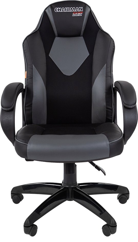 Кресло геймерское CHAIRMAN Game 17 черный/серый - Фото 2