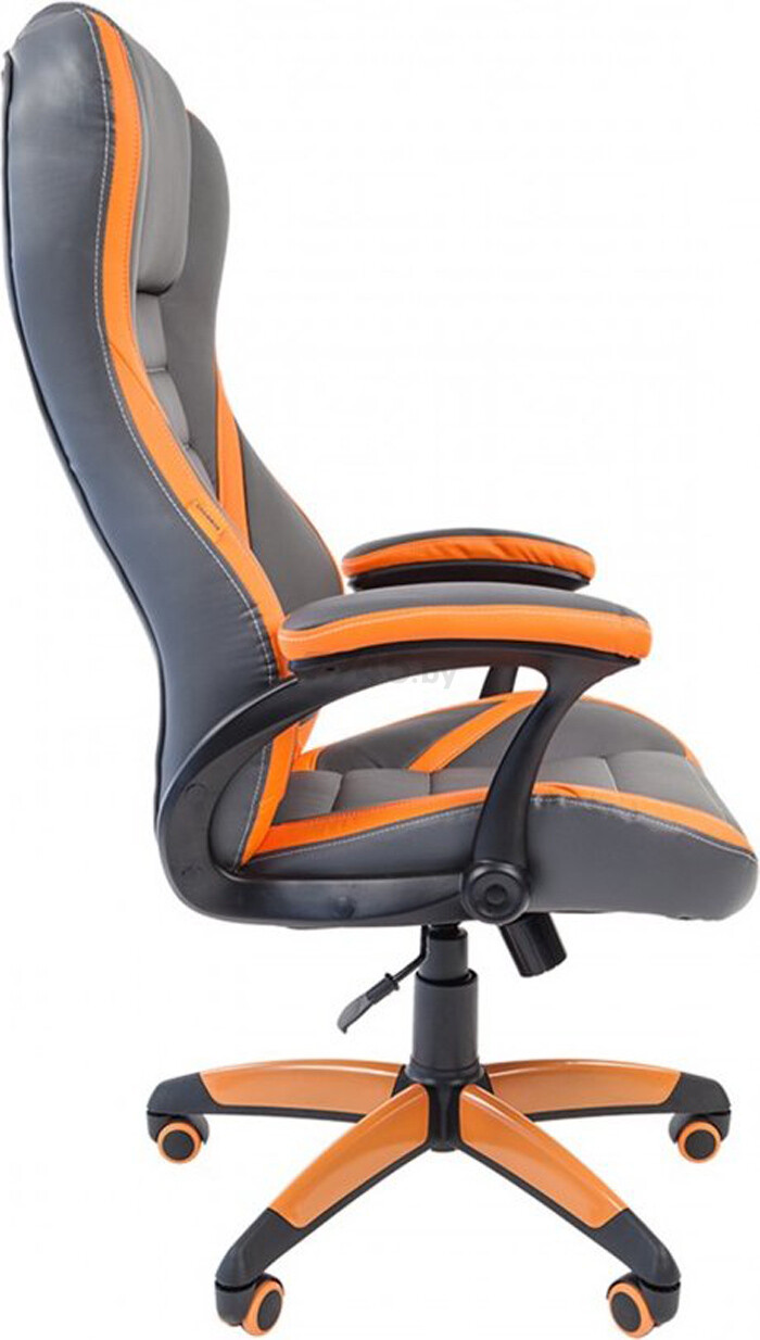 Кресло геймерское CHAIRMAN Game 22 серый/оранжевый (00-07023921) - Фото 3