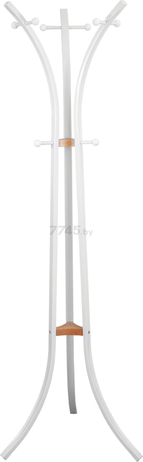 Вешалка напольная AKSHOME Spiner белый (69043)