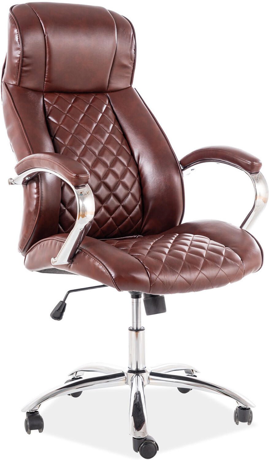 Кресло компьютерное SIGNAL Q-557 коричневый (OBRQ557BR)