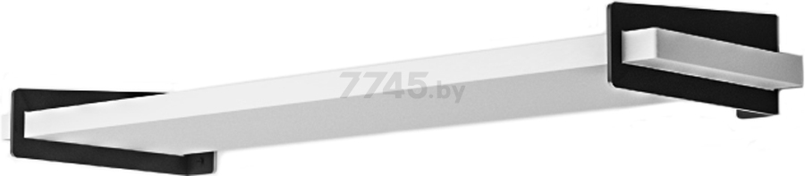 Полка настенная STOLY BY Тренд П-1.1Т белый/черный 60х17,8х6,5 см (2479)