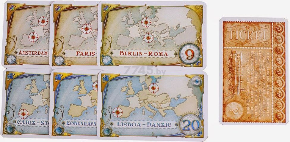 Игра настольная HOBBY WORLD Ticket to Ride Европа 3 издание (1032) - Фото 12