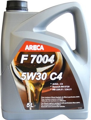Моторное масло 5W30 синтетическое ARECA F7004 C4 5 л (11142)