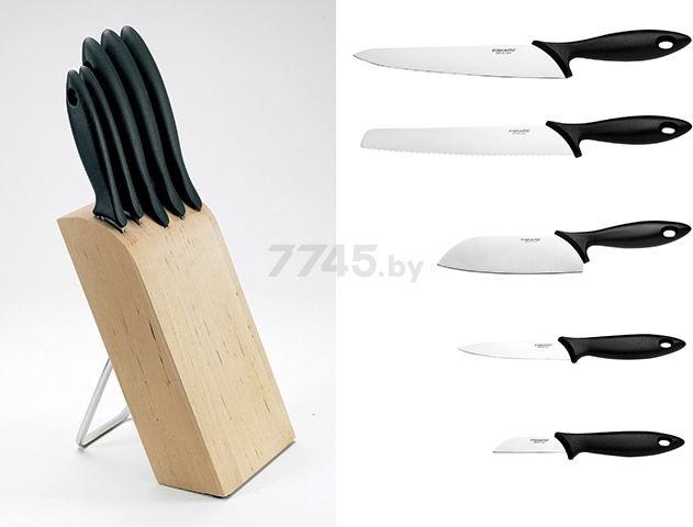 Набор ножей FISKARS Essential 5 штук (1023782)
