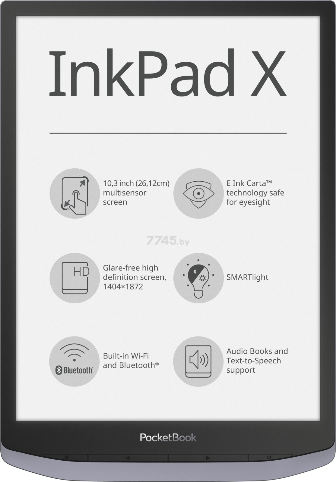 Электронная книга POCKETBOOK 1004 InkPad X (PB1040-J-CIS)
