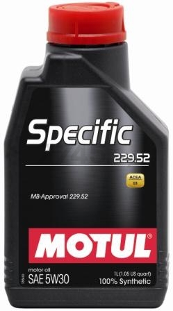 Моторное масло 5W30 синтетическое MOTUL Specific 229,52 1 л (104844)
