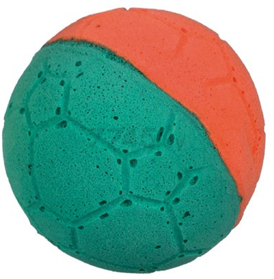 Игрушка для кошек TRIXIE Мячик из поролона двухцветный d 4,3 см (41101) - Фото 6