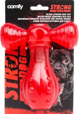 Игрушка для собак COMFY Strong Молот 13,5 см красный (114329) - Фото 2