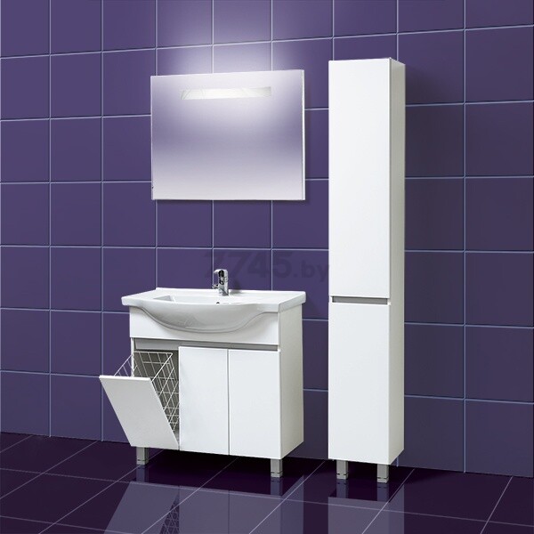 Зеркало для ванной с подсветкой АКВАЛЬ Афина 85 (C.АФИНА.04.85.20.N) - Фото 2