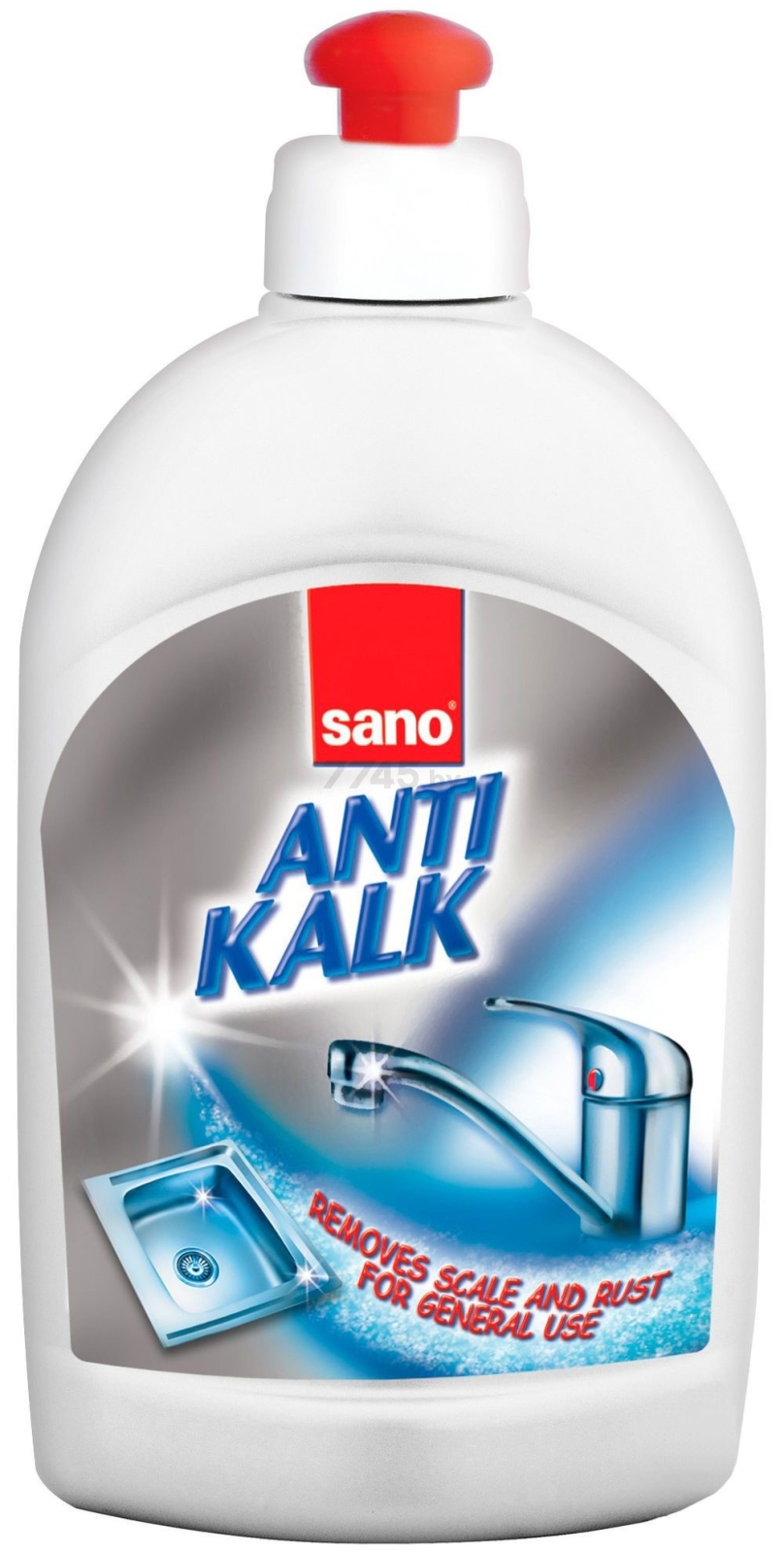 Средство чистящее для ванны SANO Antikalk 0,5 л (43040)