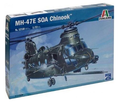 Сборная модель ITALERI Вертолет MH-47 E SOA CHINOOK TM 1:72 (1218)