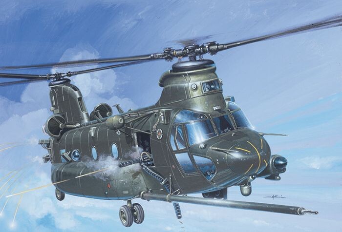 Сборная модель ITALERI Вертолет MH-47 E SOA CHINOOK TM 1:72 (1218) - Фото 3