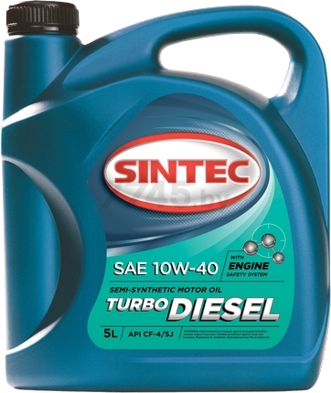 Моторное масло 10W40 полусинтетическое SINTEC Turbo Diesel 5 л (122445)