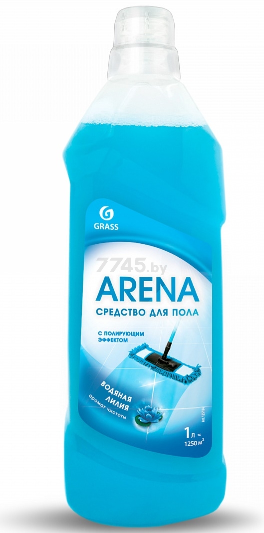 Средство для мытья полов GRASS Arena С полирующим эффектом водяная лилия 1 л (125184)