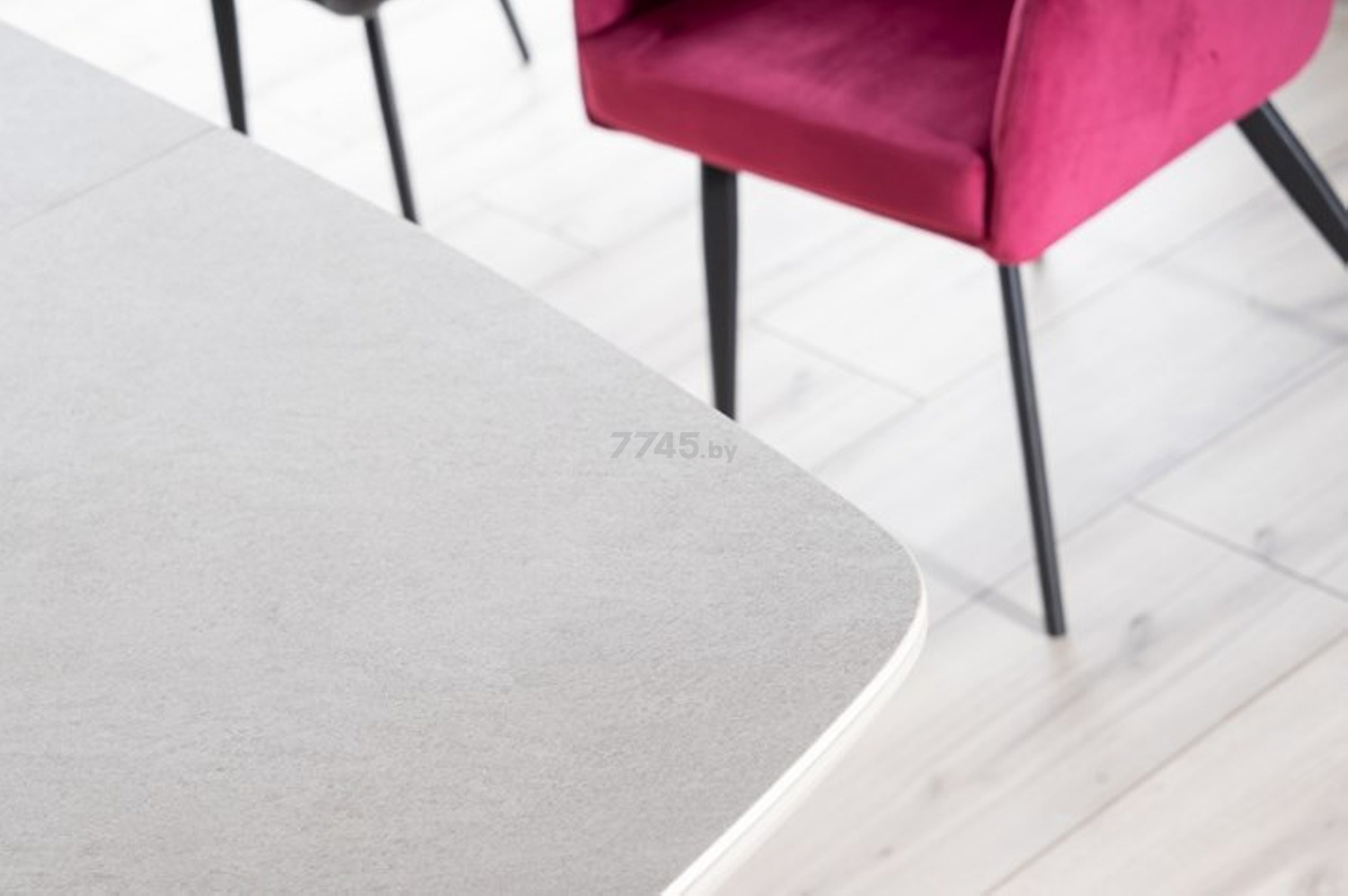 Стол кухонный SIGNAL Armani Ceramic серый матовый 160-220х90х76 см (ARMANISZ160) - Фото 13