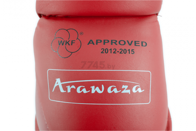Защита голени и стопы ARAWAZA WKF размер XS, красный (RSGWKFR-XS) - Фото 4