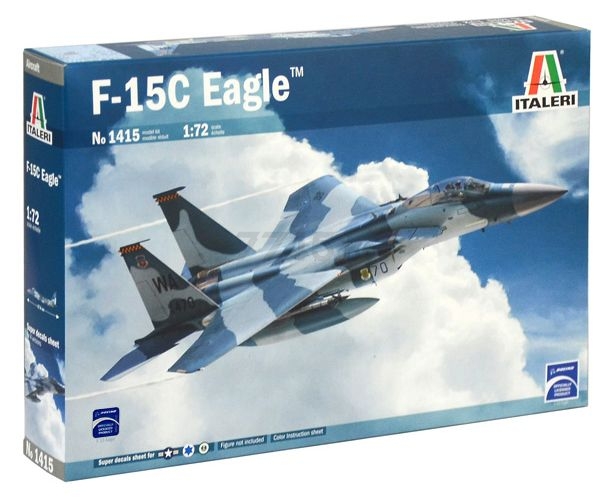 Сборная модель ITALERI Американский истребитель F-15C Eagle 1:72 (1415)