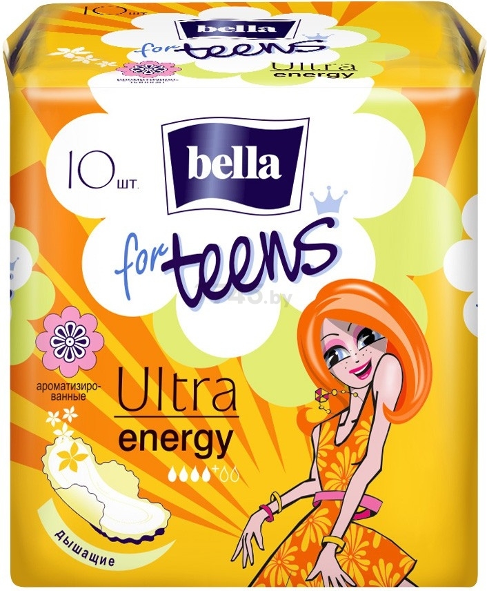 Прокладки гигиенические BELLA For Teens Ultra Energy 10 штук (BE-013-RW10-191)
