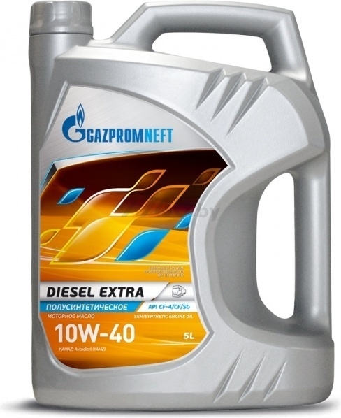 Моторное масло 10W40 полусинтетическое ГАЗПРОМНЕФТЬ Diesel Extra 5 л (253142111)