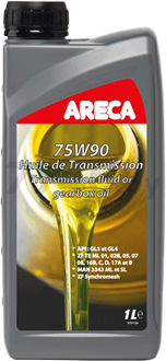 Масло трансмиссионное 75W90 синтетическое ARECA 1 л (15111)