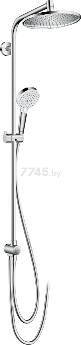 Душевая стойка HANSGROHE Crometta S Showerpipe Reno 240 1jet EcoSmart (27270000)