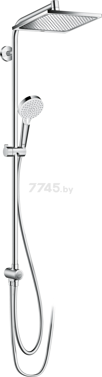 Душевая стойка HANSGROHE Crometta E 240 1jet Showerpipe Reno EcoSmart (27289000)