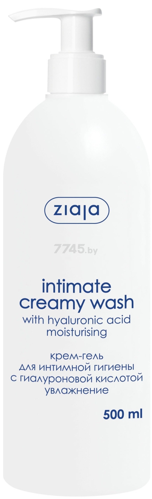 Крем-гель для интимной гигиены ZIAJA Intimate С гиалуроновой кислотой 500 мл (15522)
