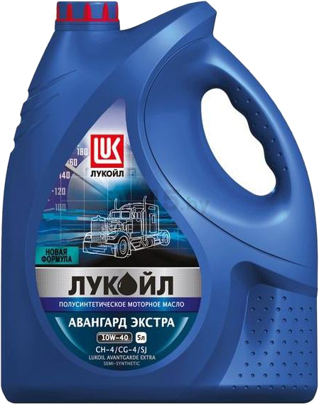 Моторное масло 10W40 полусинтетическое ЛУКОЙЛ Авангард Экстра 5 л (1552390)
