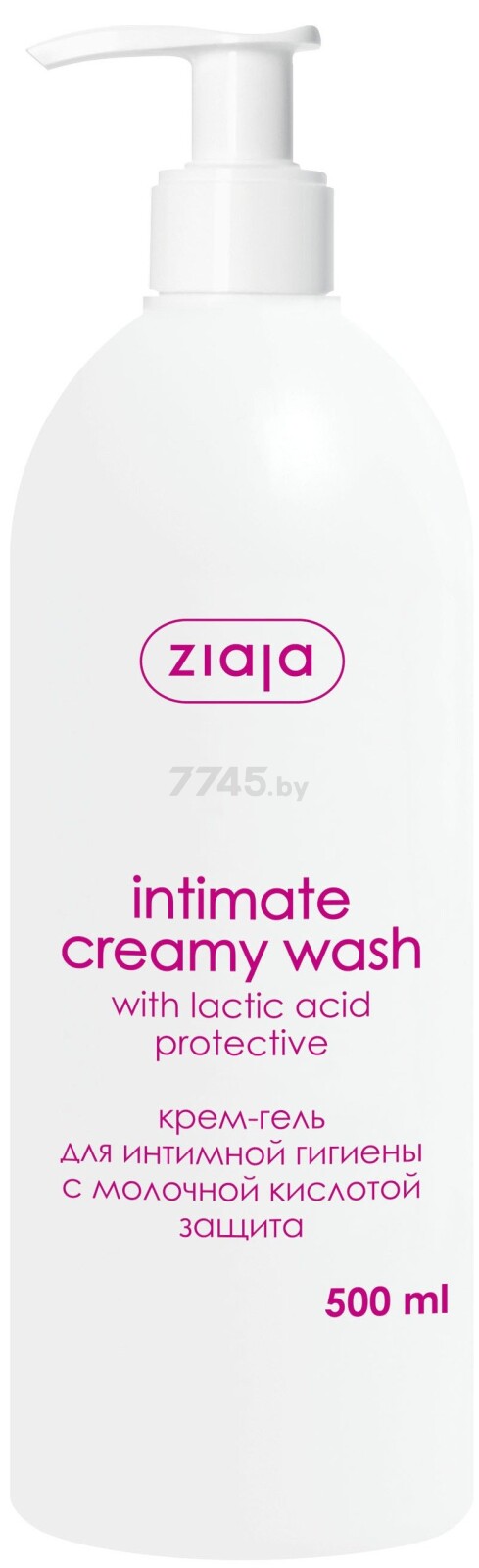 Крем-гель для интимной гигиены ZIAJA Intimate С молочной кислотой 500 мл (15524)