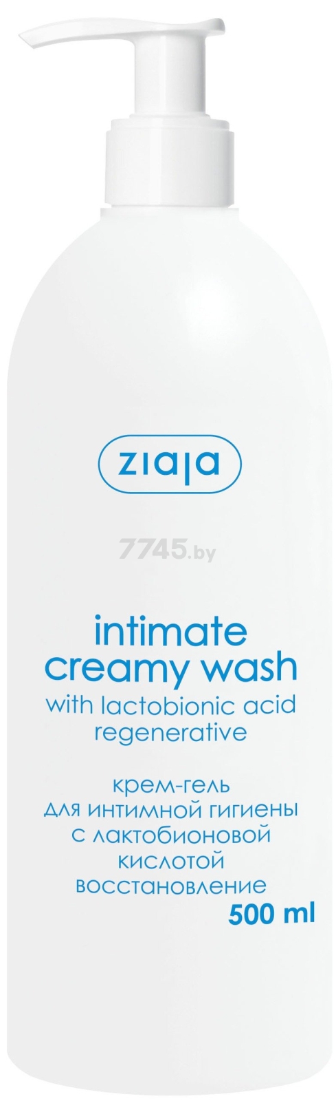 Крем-гель для интимной гигиены ZIAJA Intimate С лактобионовой кислотой 500 мл (15526)